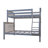 Bolles Twin Over Full Solid Wood Standard Bunk Bed-1348084122