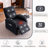 160° Recliner Chair For Elderly Seniors-Power Reclining Chair With 8-Point Massage & Heating, Soft Chenille Fabric, Remote Control & Side Storage Pockets For Living Room, Bedroom-734343088