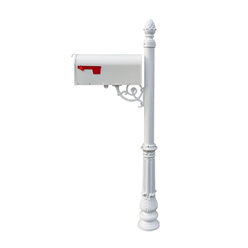 Aluminum Post Mounted Mailbox