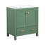 Armoire de salle de bain 30 po - Construction avec mécanisme de meuble-lavabo central moderne et fonctionnel-381789955