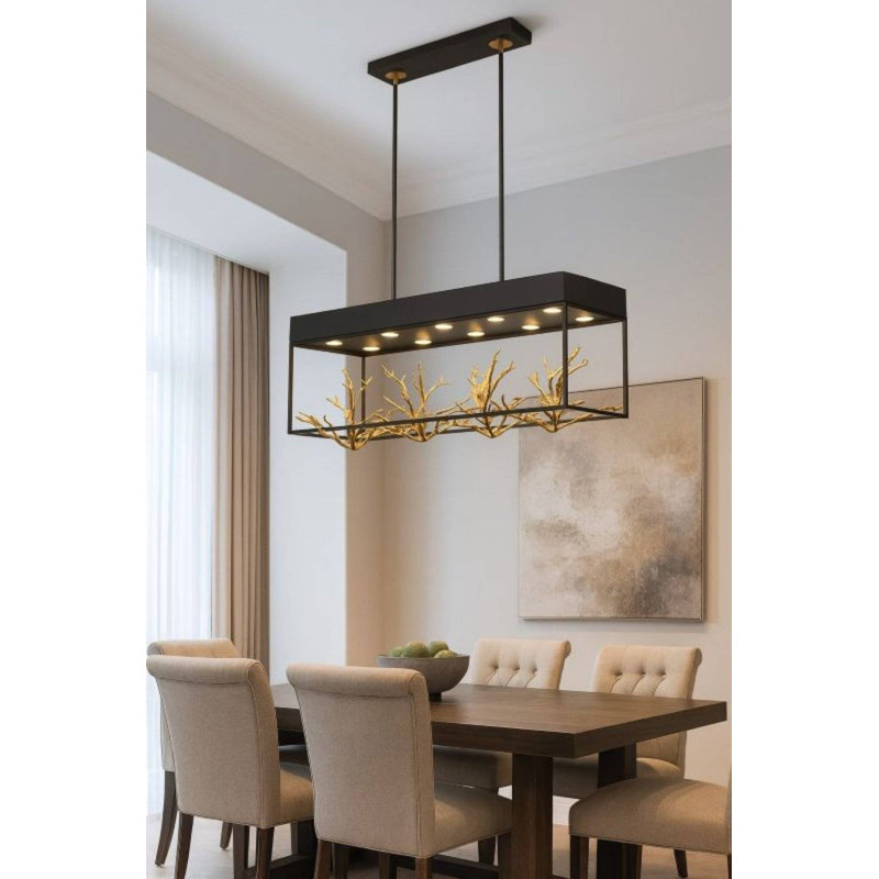 Luminaire suspendu moderne 12 lumières 