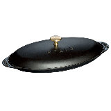 Staub Cast Iron 14.5-inch x 8-inch Covered Fish Pan