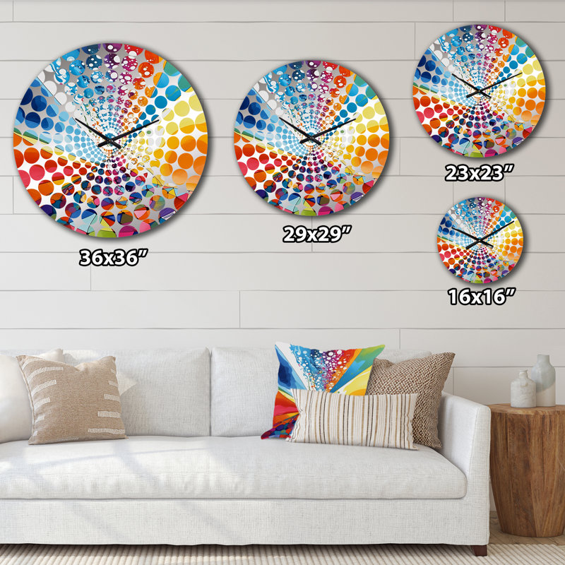 Rees - Abstract Wall Clock, Extra Large
