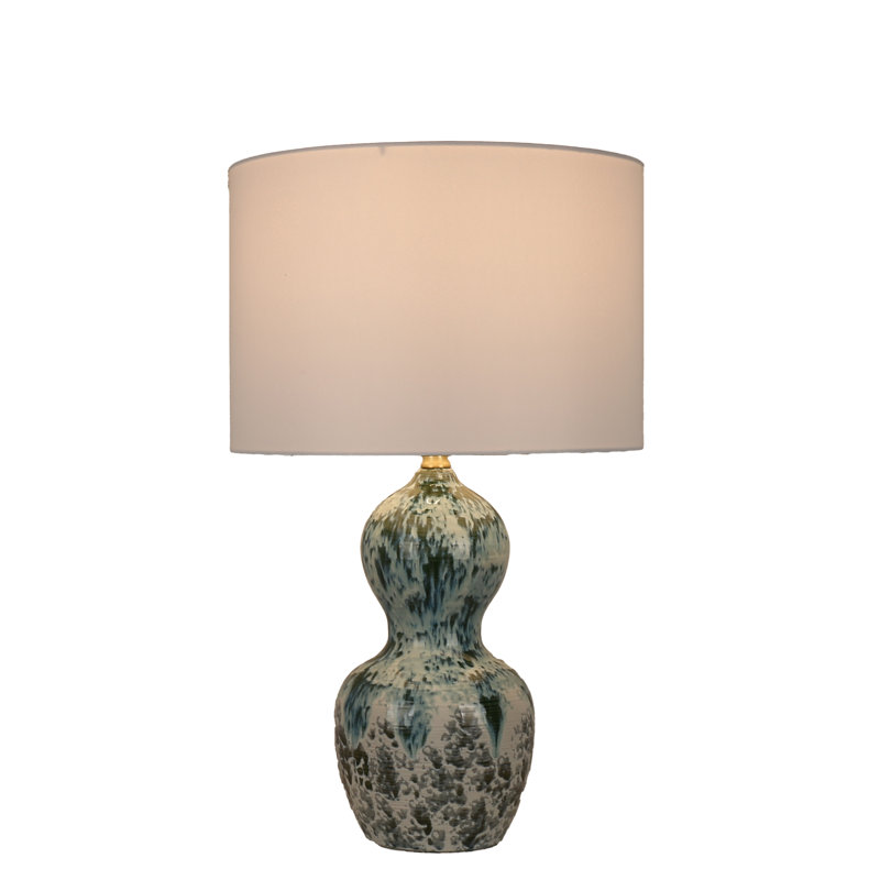 "Oceanic Drift" - 16" x 28" - Ceramic Table Lamp