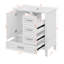 Armoire de salle de bain moderne avec 3 tiroirs-116119050
