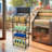 Maurisha 19.68'' W Metal Storage Rack with Wheels-301608592