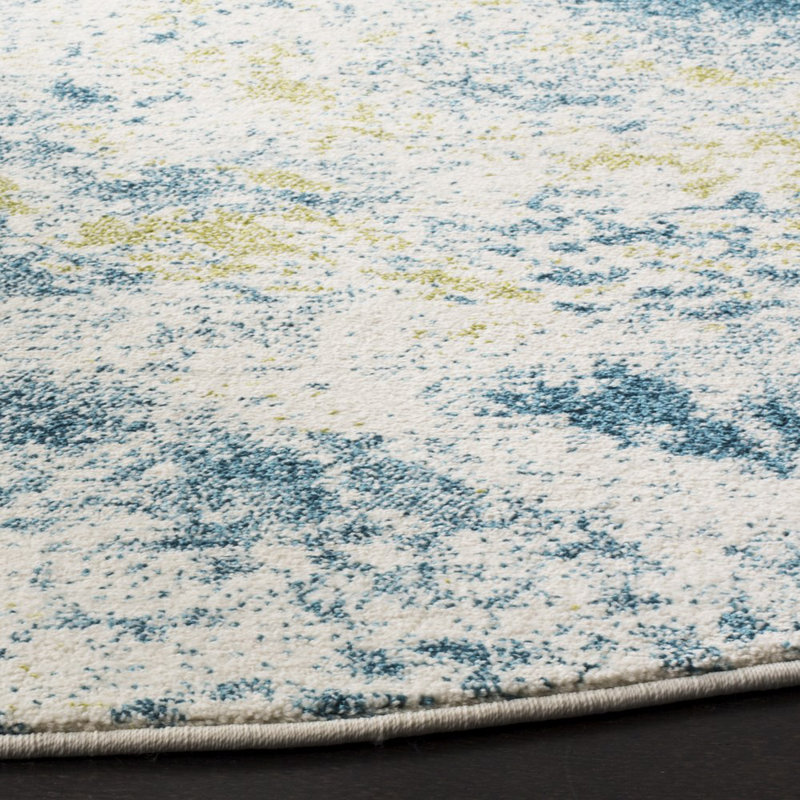 Seyler Performance Abstract Rug, Round 6'7"