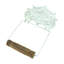 Porte-papier hygiénique mural chromé l 6,25 po de style couronne en laiton poli chromé