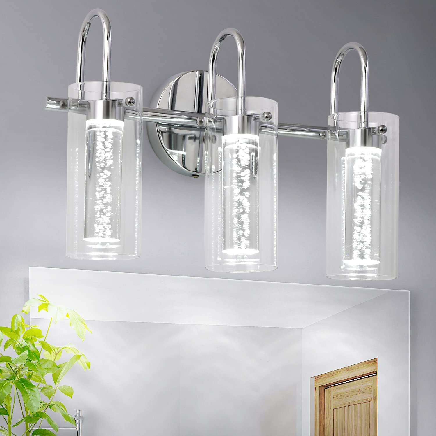 Crystal vanity store light shade