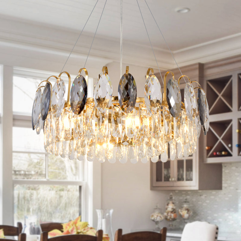 Lustre rond en cristal Modern Luxury