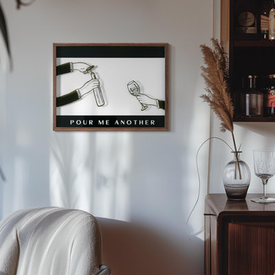 Décoration murale "Pour moi un autre verre"