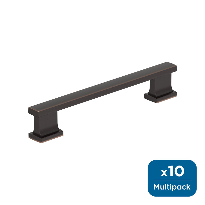 Triomphe 5-1/16 inch (128mm) Center-to-Center Oil-Rubbed Bronze Cabinet Pull, 10 Pack, Oil Rubbed Bronze