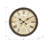 Clocks, 20" Round, Wall Clock, Antique Brown, Transitional