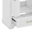 Meuble-lavabo 24 po avec lavabo, 1 tiroir divisé et 2 portes à fermeture douce avec double tablette sur la porte