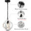 Luminaire suspendu sphère 1 lumière Elverta-313584511