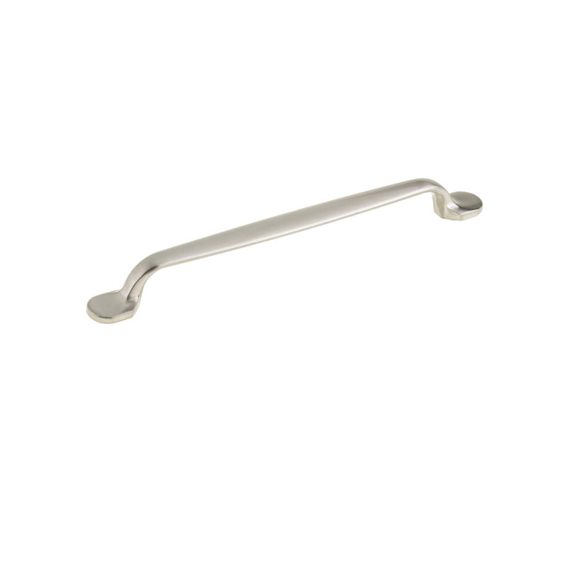 Poignée barre 5 1/32 po en métal, Nickel brossé, 5 1/32"