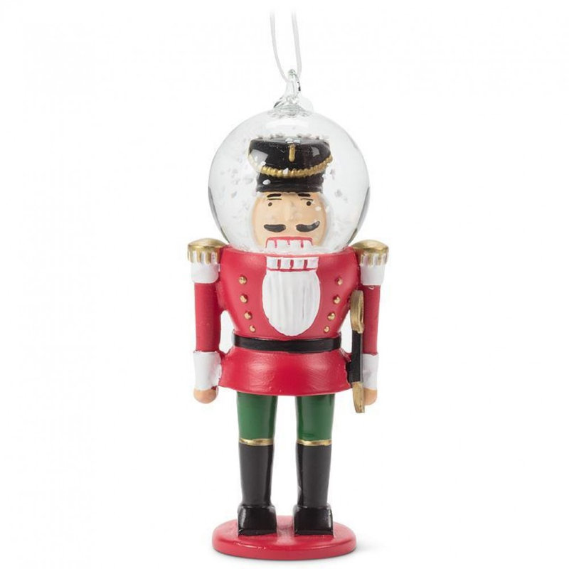 Nutcracker Snow Globe Ornament