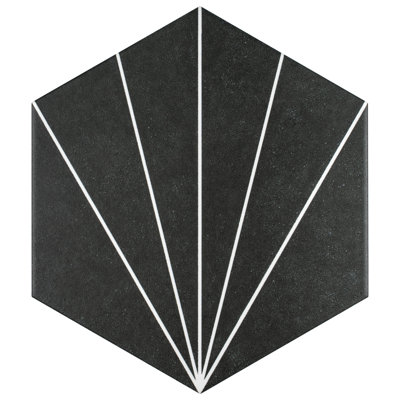 Aster 8.6" x 9.9" Porcelain Patterned Tile