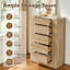 Commode 5 tiroirs, commode moderne sans poignée-130377279