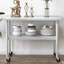Stainless Steel Commercial Work Table, Prep Table with Undershelf for Kitchen Restaurant Hotel-125166265
