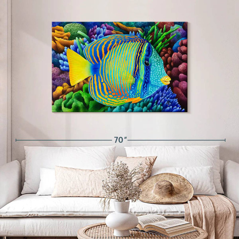 Sailfin Tang, 30" H x 45" W