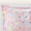 Literie imprimée métallique simple / simple TG avec coussin - textile ultra doux et résistant à l'édredon