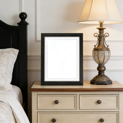 Solid Oak Wood Picture Frame With Tempered Glass, 6X8 Inch Frame Matted To 5X7, Includes Wall Hanging Kit And Tabletop Stand For Versatile Display