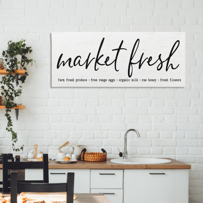 Market Fresh Organic Canvas, design by Lettered and Lined