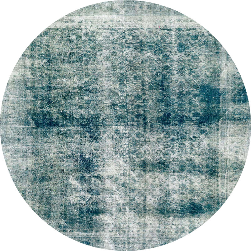 Tapis abstrait 2093, Rond 6 pi