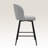 360°Swivel Barstool Counter Height Barstools with Back-1265452657