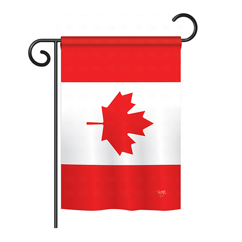 Canada Country Multicolor Polyester Vertical House Flag 28" x 40"