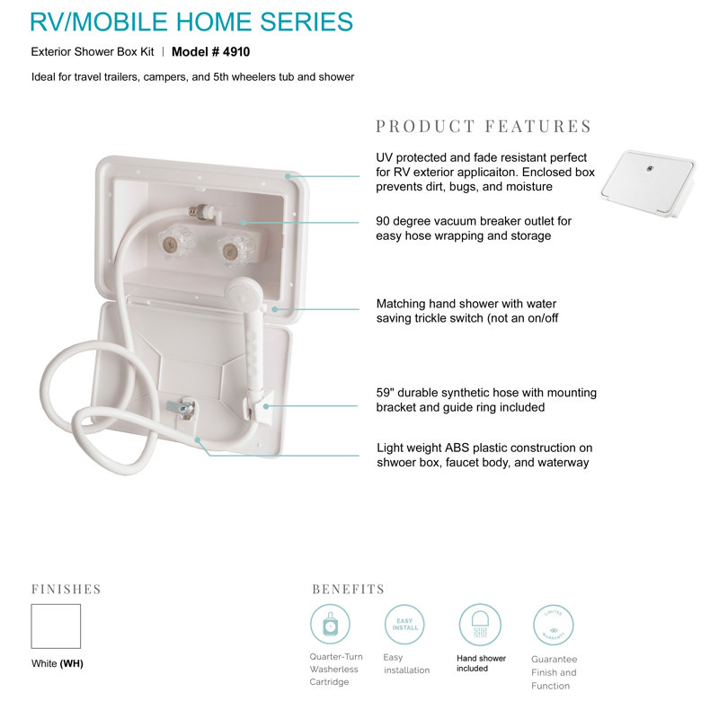 RV/Mobile Home Shower Faucet