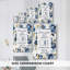 Indigo Scripture - Cavas enveloppés de galerie-1602713485