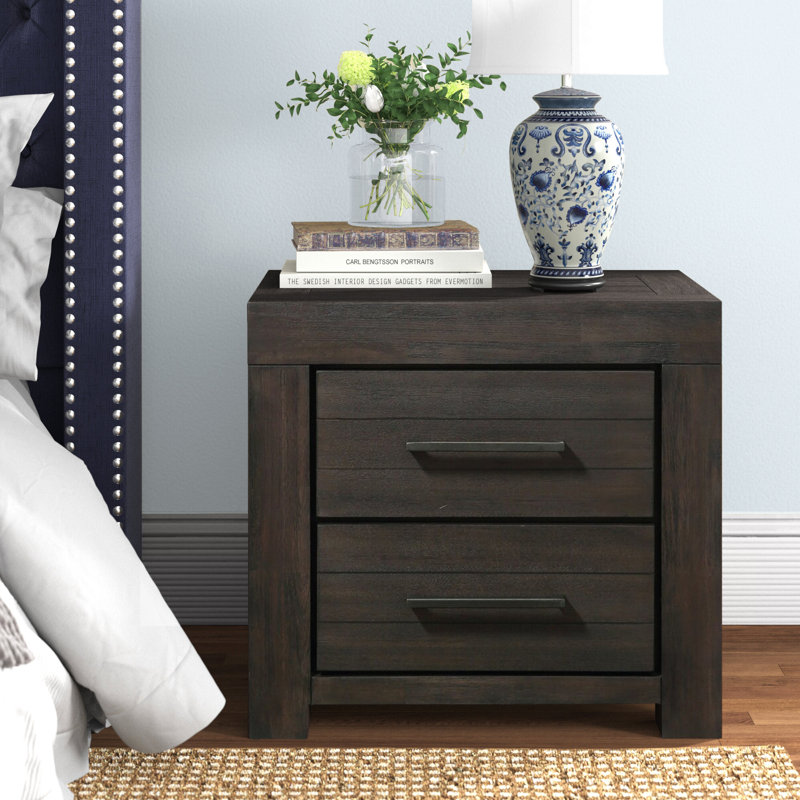Rohrbaugh 27'' W Solid Wood Nightstand