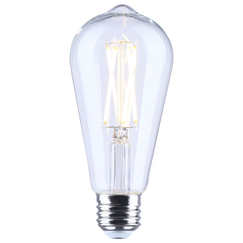 8 Watt (70 Watt Equivalent), ST19 LED, Dimmable Light Bulb, E26/Medium (Standard) Base, 2700K