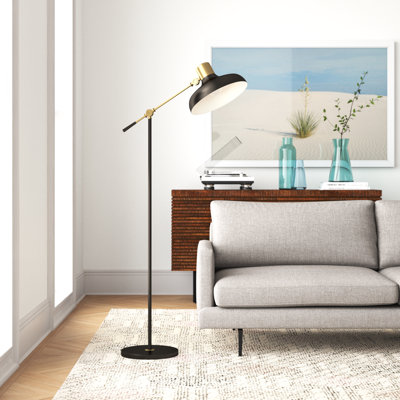 Asna 65'' Powder Coated Task Floor Lamp