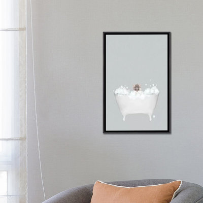 Bain bleu chaton par Leah Straatsma-reproduction d’art