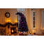 Arbre de Noël artificiel 6 pi avec lumières DEL et forme de chapeau de père Noël courbé