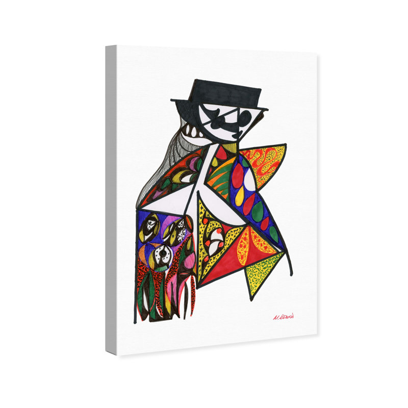Manuel Roman - Capa Canvas Abstract Print by Oliver Gal, Black Frame, 10 x 15, 30"H x 20"W, Gallery Wrapped