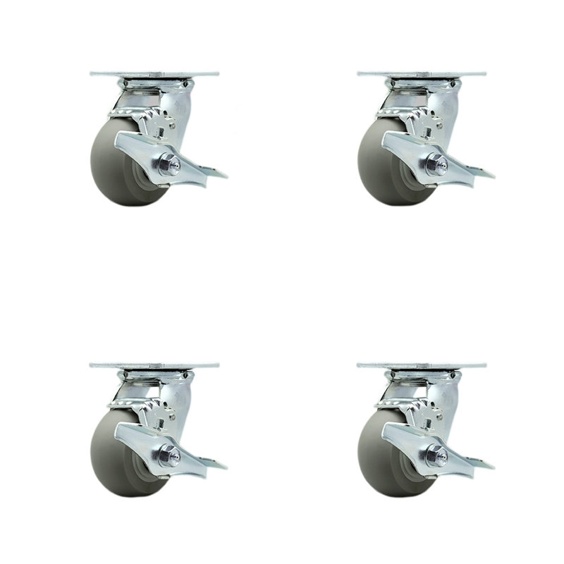 Thermoplastic Caster Set