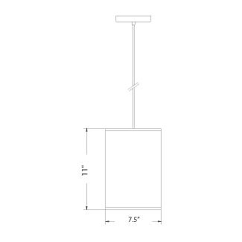 1 - Light Chrome Pendant