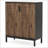 Modern Style 5-Tier Shoe Cabinet with Geometric Doors and Removable Shelves for Entryways and Bedrooms-1707098528