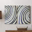 «Rings of Abstract I», toile tendue avec châssis de qualité supérieure, prête à être accrochée-1556199540
