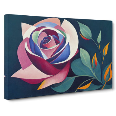 Rose Flower Abstract Vol.3 - Wrapped Canvas
