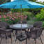 Base de parasol autoportante avec roues Arlmont & Co.-1033642639