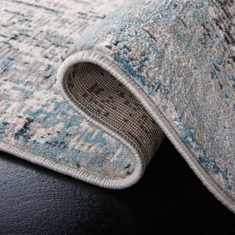 Jackqueline Abstract Hand Woven Area Rug, Rectangle 61 x 91 cm