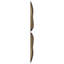 Panneau mural 3D décoratif Riley EnduraWall 19 x 8 po x H 19 5/8 po, bronze champagne métallique (couvre 2,67 pieds carrés)-123529413