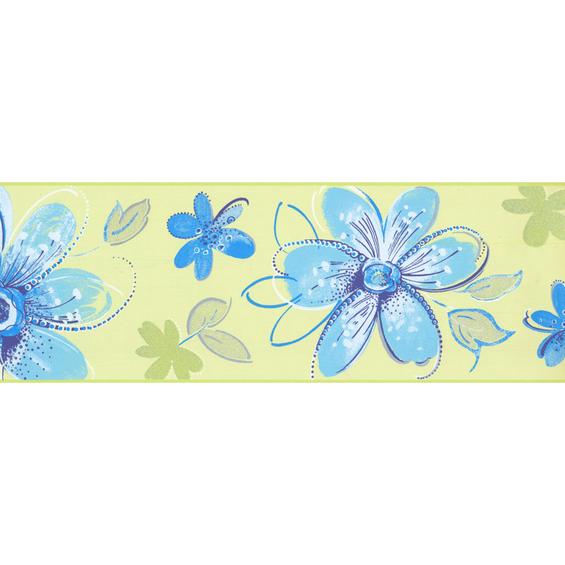 Bordure de papier peint 15 pi x 6,25 po Candice Olsen Kids, vert, L 15 pi