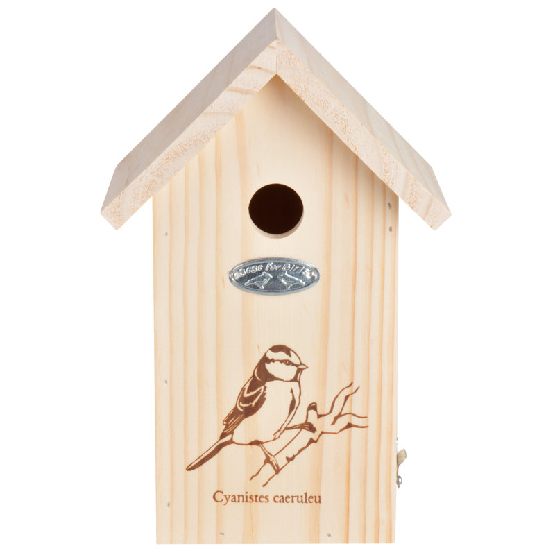 Bird House Blue Tit Silhouette Fsc 100%
