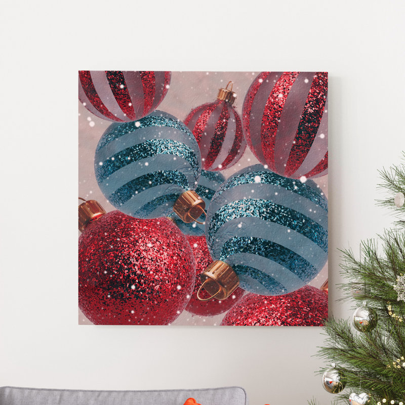 " Christmas Ornaments III ", 10" H x 10" W x 1.5" D